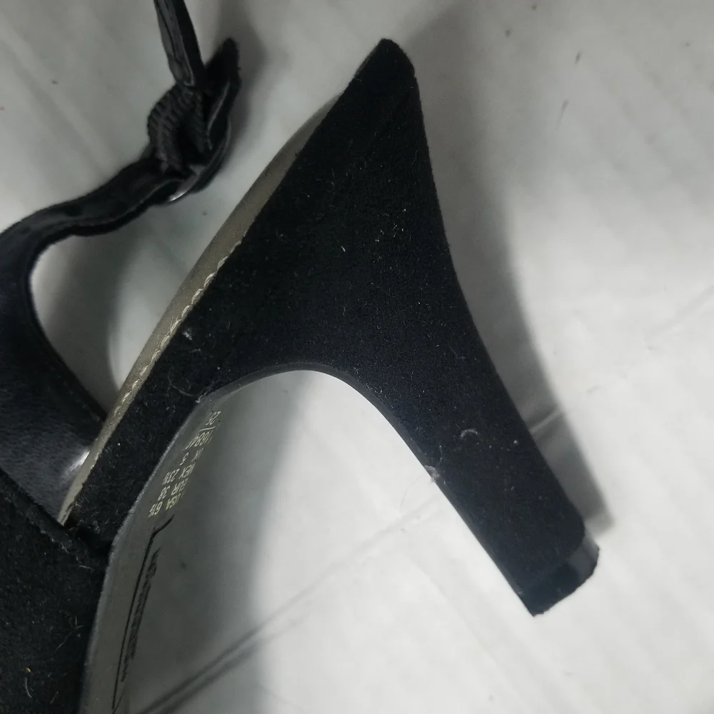 DEXFLEX COMFORT WOMEN'S BLACK SLINGBACK HEELS SIZE 6.5